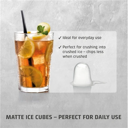 Caso ledo kubelių gaminimo aparatas | Clear Ice Advanced | Galia 130 W | Talpa 1,5 l | Matinis juodas