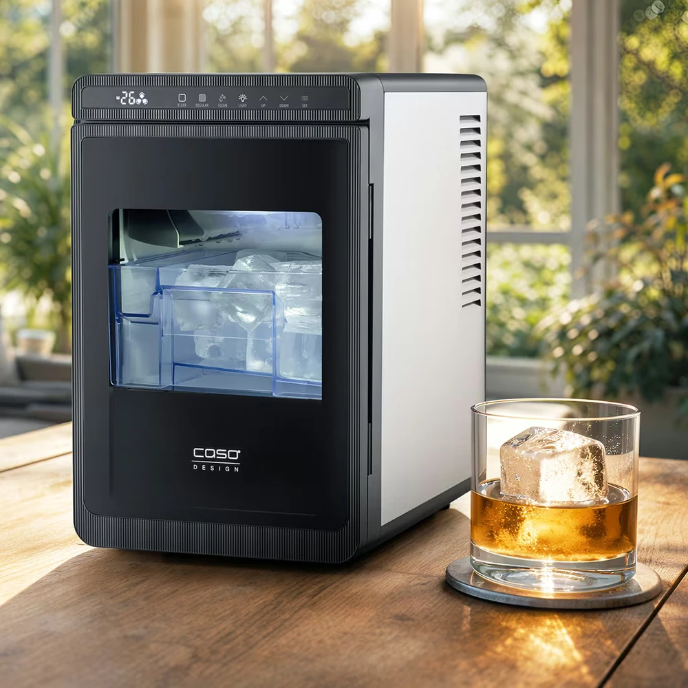 Ledukų gaminimo aparatas Caso IceCube Pro, 250 W, 2 L, nerūdijančio plieno / juodas