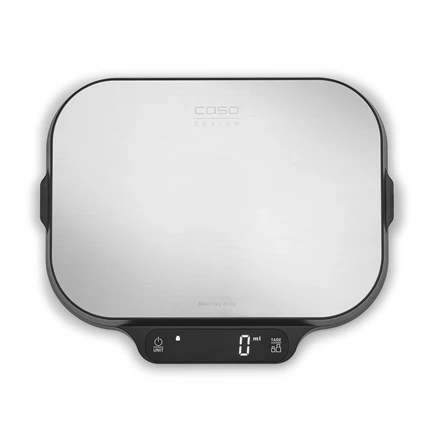 Virtuvinės svarstyklės Caso Kitchen and Precision scales | KitchenDuo | Ekranas type LED | Juodas/Nerūdijantis plienas