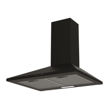 CATA Gartraukis | VK 6000 BK | Tvirtinamas prie sienos | Energijos vartojimo efektyvumo klasė A | Plotis 60 cm | 395 m³/h | Mechaninis | LED | Juodas