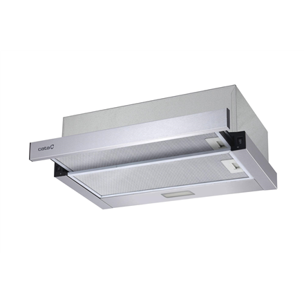 CATA | Gartraukis | TFB-5160 X | Teleskopinis | Energijos vartojimo efektyvumo klasė C | Plotis 59,5 cm | 300 m³/h | Mechaninis | CSLED | Nerūdijantis plienas