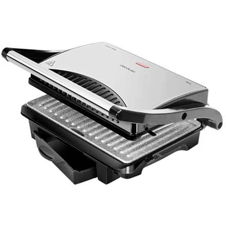 Cecotec Grilis | Rock'nGrill 1000 | 1000 W | Electric Grilis | Juodas/Nerūdijantis plienas