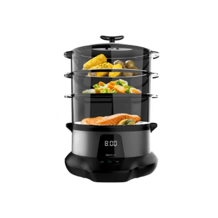 Garų puodas Cecotec maisto garintuvas | Vapovita 3000 Pro | 1000 W | Krepšelių skaičius: 3