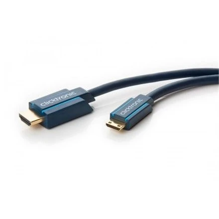Clicktronic 70322 Mini-HDMI™ adapterio laidas su eternetu, 2m