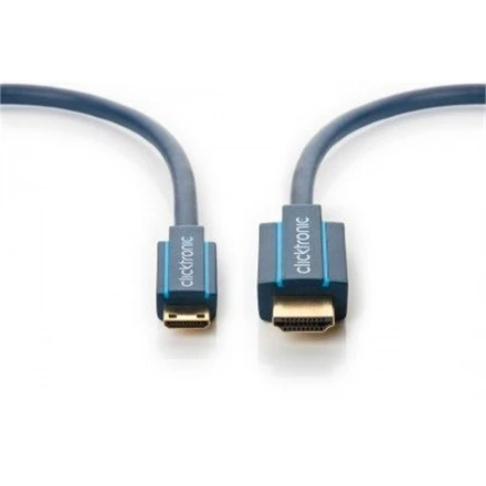 Clicktronic 70322 Mini-HDMI™ adapterio laidas su eternetu, 2m