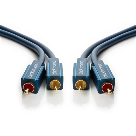 Clicktronic 70379, 2 RCA į 2 RCA, atsitiktinis stereo garso laidas, 2 m Clicktronic