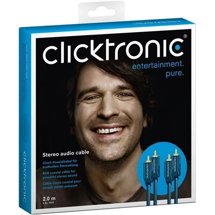 Clicktronic 70379 stereofoninio kabelio pakuotė