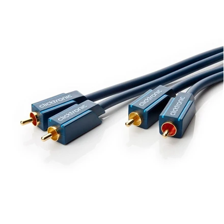 Clicktronic 70379, 2 RCA į 2 RCA, atsitiktinis stereo garso laidas, 2 m Clicktronic