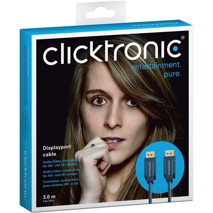 Clicktronic DisplayPort laido pakuotė sujungimams