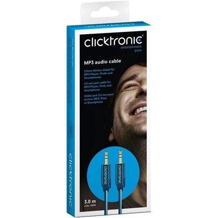 Clicktronic 3,5 mm audio kabelio pakuotė