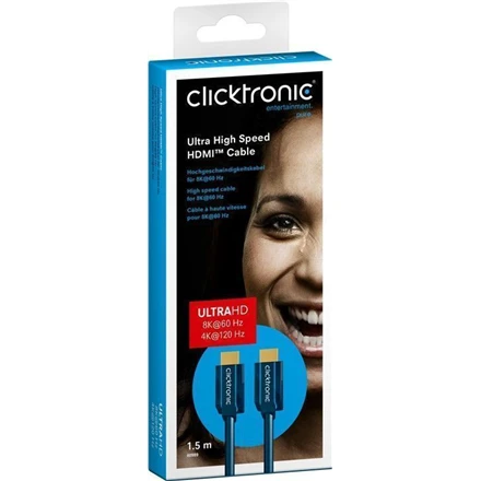 Clicktronic Ultra High Speed HDMI kabelis 40990 HDMI į HDMI, 2 m