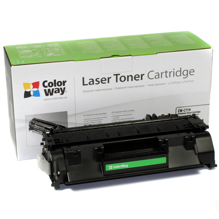 Toneris Colorway, juodas, Canon: 719/319, HP CE505A