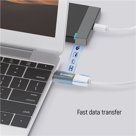 „ColorWay“ USB-A–C tipo adapteris | CW-AD-AC