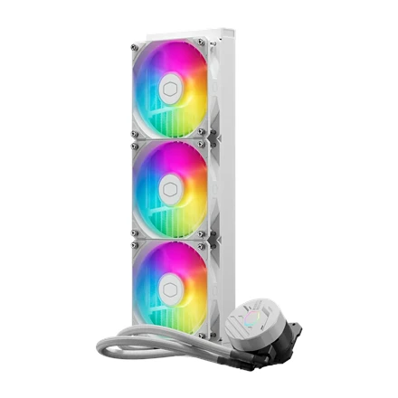 COOLER MASTER CPU vandens aušinimas Masterliquid 360L Core ARGB Baltas