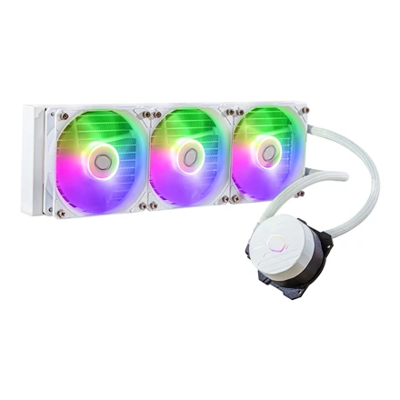 COOLER MASTER CPU vandens aušinimas Masterliquid 360L Core ARGB Baltas