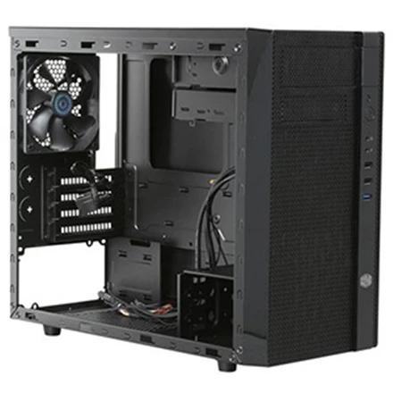 Cooler Master N200 USB 3.0 x1, USB 2.0 x2, Mic x1, Spk x1, Juodas, Micro ATX, Maitinimo šaltinis nėra