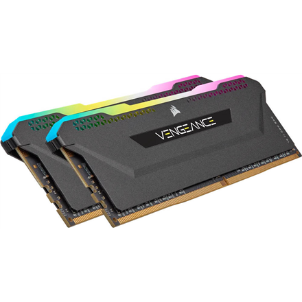 RAM „Corsair VENGEANCE RGB PRO SL“ | 64 GB | DDR4 | 3600 MHz | Kompiuteriai/serveriai | Registracijos Nr. | ECC Nr.
