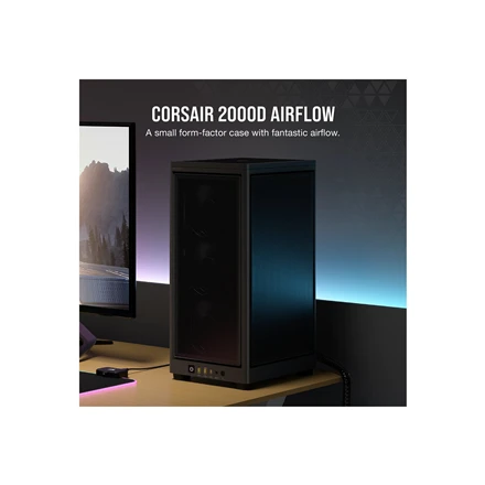 Corsair | AIRFLOW PC Case | 2000D | Mini-ITX | Juodas