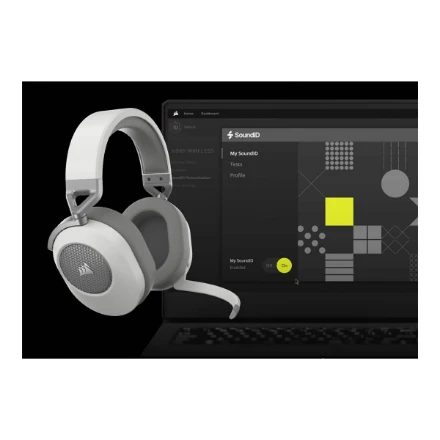 Corsair | Ausinės Žaidimams | HS65 | Belaidės | Over-Ear | Mikrofonas | Belaidės | Baltas