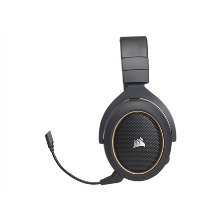 Belaidės Žaidimų ausinės Corsair HS70 Pro Cream | Varle.lt
