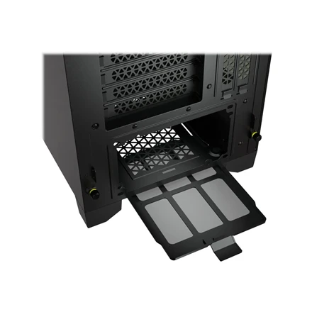 CORSAIR 4000D Airflow grūdinto stiklo vidurinio bokšto Juodas dėklas