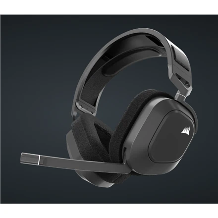 Corsair HS80 MAX belaidės žaidimų ausinės, Pilkos spalvos