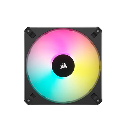 Corsair | 140 mm PWM dviejų ventiliatorių komplektas | iCUE AF140 RGB ELITE | Dėklo ventiliatorius