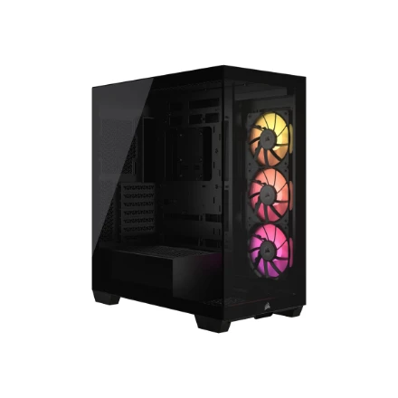 „Corsair“ kompiuterio korpusas | „iCUE LINK 3500X RGB“ | Juodas | Mid-Tower | ATX