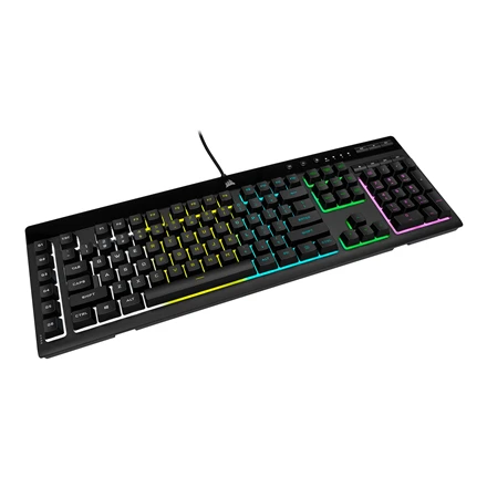 Corsair K55 RGB PRO | Klaviatūra žaidimams | su laidu | ND | USB 2.0 Type-A