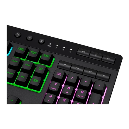 Corsair K55 RGB PRO | Klaviatūra žaidimams | su laidu | ND | USB 2.0 Type-A