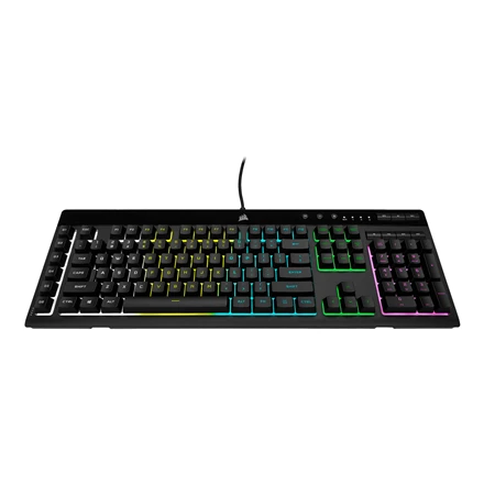 Corsair K55 RGB PRO | Klaviatūra žaidimams | su laidu | ND | USB 2.0 Type-A