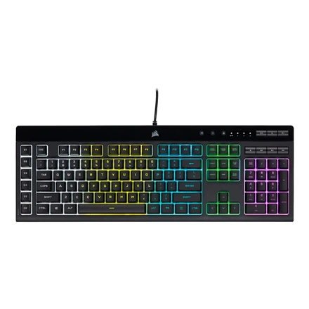 Corsair K55 RGB PRO | Klaviatūra žaidimams | su laidu | ND | USB 2.0 Type-A