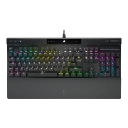 Corsair Mechaninė klaviatūra žaidimams with PBT DOUBLE SHOT PRO Keycaps | K70 RGB PRO | Klaviatūra žaidimams | su laidu | Nordic | Juodas | CHERRY MX SPEED