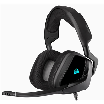 Žaidimų ausinės Corsair VOID RGB ELITE USB 7.1 erdvinis garsas Carbon |  Varle.lt