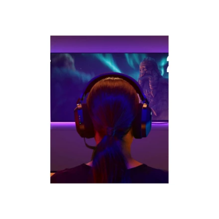 Žaidimų ausinės Corsair HS80 RGB Carbon, Juodos