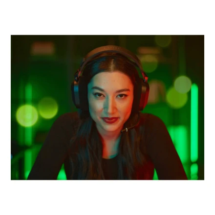 Žaidimų ausinės Corsair HS80 RGB Carbon, Juodos