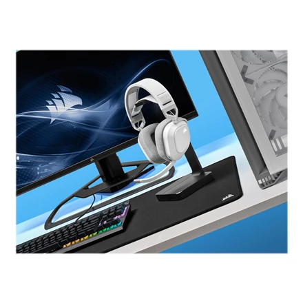 Corsair Ausinės Žaidimams HS80 RGB Su mikrofonu, Baltos, Over-Ear Su laidu