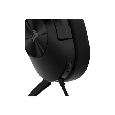 Žaidimų ausinės Corsair HS55 Surround Headset Carbon, Juodos