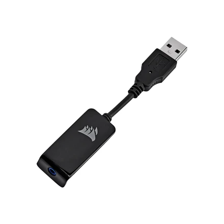 Corsair HS55 žaidimų ausinės, su laidu, su mikrofonu, Baltos