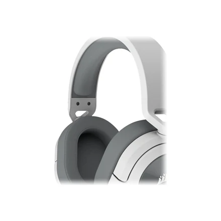 Corsair HS55 žaidimų ausinės, su laidu, su mikrofonu, Baltos