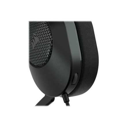 Corsair HS65 žaidimų ausinės, su laidu, Anglies pluošto spalvos