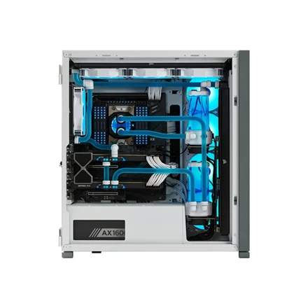 Corsair | Grūdinto stiklo PC dėklas | 7000D AIRFLOW | Šoninis langas | Baltas | Pilnas bokštas | Įtrauktas maitinimo šaltinis Nr. | ATX