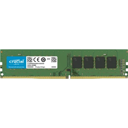 RAM CRUCIAL 8GB DDR4-2666 UDIMM CL19 (4Gbit/8Gbit/16Gbit)