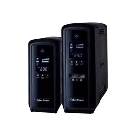 CyberPower | PFC sinusoidinių UPS serija | CP1350PFFLCD | 1350 VA | 880 W | 88 V | 144 V | NEMA 5-15P, 5 pėdų laidas