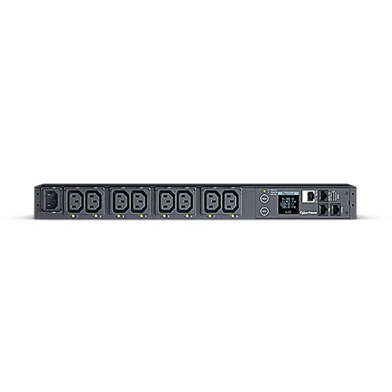 CYBERPOWER perjungiamas PDU41004230V/15A 1U 8x IEC-320 išėjimo tinklo jungtis PowerPanel Center programinė įranga