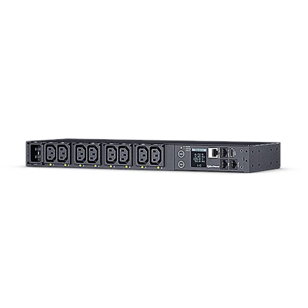 CYBERPOWER komutuojamas PDU41005230V/20A 1U 8x IEC-320 išėjimo tinklo jungtis PowerPanel Center programinė įranga