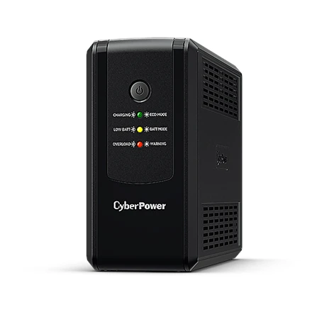 CYBERPOWER UT650EG Line-Interactive 650VA LED AVR Output 3 Schuko juodas