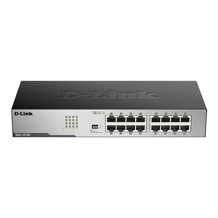 Šakotuvas Jungiklis D-Link DGS-1016D/E (16x 10/100/1000Mbps)