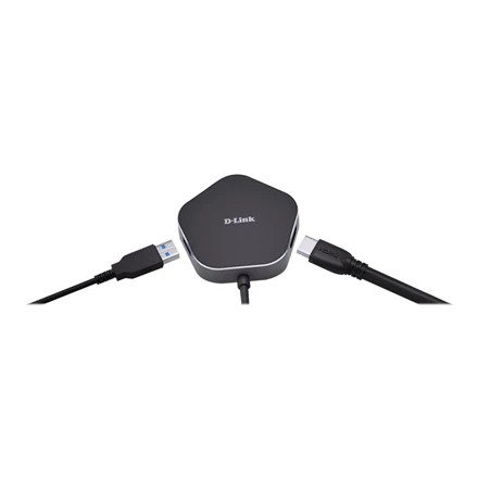 D-Link DUB-M420 knyginių kompiuterių dokas / jungčių replikatorius Vielinis Thunderbolt 3 Juoda, Sidabras