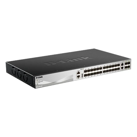 Šakotuvas D-Link | DGS-3130-30S | Jungiklis | Tvarkoma L3 | Montuojamas ant stovo | 10 Gbps (RJ-45) jungtys kiekis 2 | SFP jungtys kiekis 24 | SFP+ jungtys kiekis 4